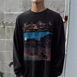 Men T-shirts "Tribute to Harley Chasing Freedom" Limited American West Coast Long Sleeves