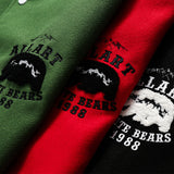Varsity Jacket Vintage Stand Collar Baggy Coat Men