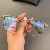 CHH Chrome Hearts Glasses Pure Titanium Ultra Light Vintage Large Frame Eyebrow Frame Glasses Frame