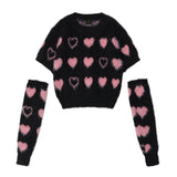 Women Sweater Short Sleeve Sweater Women's Pullover