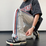 Men Sweatpants Pants Men's Summer Fashion Brand Pu Shuai Wide-Leg Casual Pants