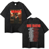 One Band And Rock Band Music Tour Washed T-shirts