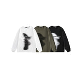 Unisex Hoodie Niche Design Printed Crew Neck Pullover Sweatshirt Men and Women