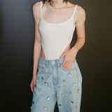 Women Cargo Pants Jeans Women's Straight-Leg Pants Autumn Loose Casual