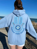Korean version ins sweater women's loose hooded top shirt jacket