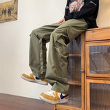 Men Sweatpants Pants Niche Design Loose Straight Casual