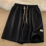 Men Sweatpants Labeling Waffle Men's Summer Loose Casual