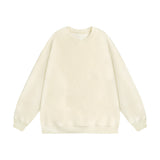 Men Hoodie Crew Neck Sweater Men's Loose and Simple Long Sleeve Pullover