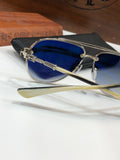 Chrome Hearts Sunglasses Classic Vintage Aviator Toad Sunglasses