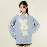 Women Sweater round Neck Sweater Women's Loose Casual Autumn