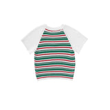 Women Sweater Short Sleeve Knitted T-shirt Women's Summer Casual Short