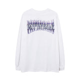 Men Long Sleeve Shirt Cartoon Printed Couple Long Sleeve T-shirt Men and Women Loose