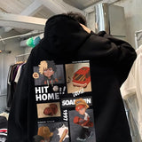 Men Hoodie Hooded Sweater Men's Autumn Fashion Brand High Street Coat