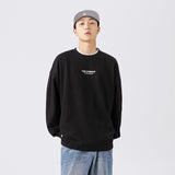 Unisex Hoodie Printed Long Sleeve T-shirt Men and Women Loose-Fitting Casual round-Neck