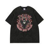 Men T Shirt Angel Print Short Sleeve T-shirt Men and Women Casual Vibe