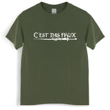 Men Cotton T Shirt C'est Pas Faux T Shirt Kaamelott Kame