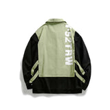 Unisex Jacket Autumn Contrast Colors False-Two-Piece Coat Women's Clothing
