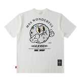 Men T Shirt West Coast Cartoon Printed Short Sleeve T-shirt Men and Women Loose Casual