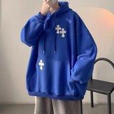 Men Hoodie Hooded Sweater Men's Autumn and Winter Loose Clothes Autumn Coat