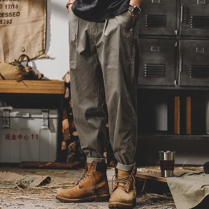 Men Sweatpants Loose Straight Fashion Brand Amekaji