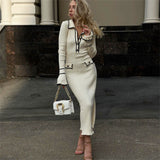 Women Sweater Dress Knitted Dress Fall/Winter Sweater Dress Lapel Tight