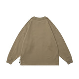 Unisex Hoodie Retro Crew Neck Sweater Men's and Women's Casual Top