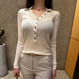 Women Long Sleeve Shirt Long Sleeve Slim Fit Slimming Top
