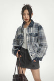 Unisex Jacket Fall Classic Style Stitching Leather Coat