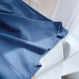 Women Skirt Spring High Waist Pure Color Mid-Length Skirt