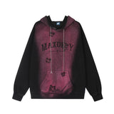 Men Hoodie Printed Hoodie Male Letter Embroidery Loose Hoodie Autumn and Winter