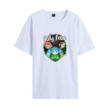 Sally Face T Shirts Adventure Puzzle Series Casual Loose-Fitting T-shirt