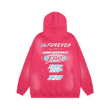 Men Hoodie Letter Printed Hoodie Men's Loose Casual