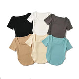 Women T-Shirt T-shirt Female Summer Slimming Short Top
