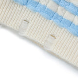 Women Sweater Striped Short Style Knitwear Girls' Spring and Autumn Long Sleeve