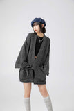 Unisex Sweater Fall Loose Robe Coat Sweater