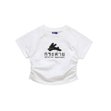 Women T-shirt Printed Waist-Controlled Short T-shirt Women's Summer Short Sleeve Navel
