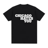 Chief Keef T Shirt Rapper Chief Keef Chicago Hates You Same Style T-shirt Men F