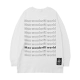 Men Long Sleeve Shirt Fashion Brand Autumn and Winter Long Sleeve T-shirt Men and Women Ins Hip Hop Style Loose All-Match