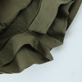 Women Skirt Retro Workwear Short Skirt Women's Skirt Autumn