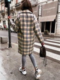 Women's Double-Breasted Woolen Coat