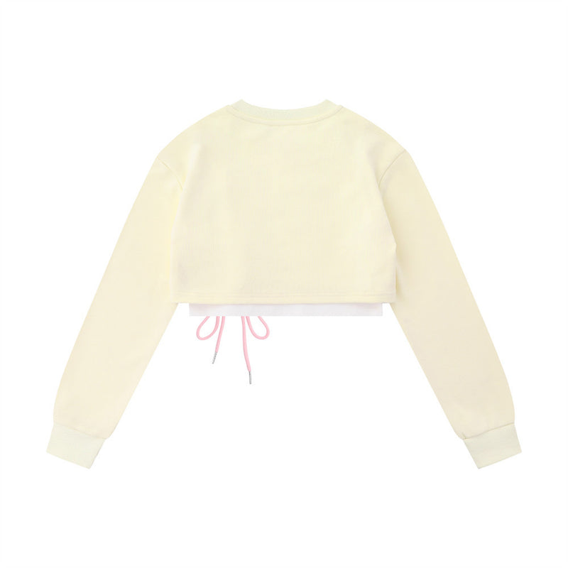Women Hoodie Sweater Women's Autumn Leisure Letters Print round Neck Long Sleeve