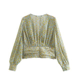 Women T-shirt Fall Women's Clothing Printed Shirt Long Sleeve