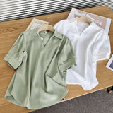 Women T-Shirt Summer Short Sleeve Sense of Design Shirt Top Women's Loose