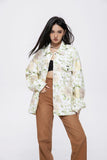 Unisex Jacket Autumn Vintage Printed Coat Women's Clothing