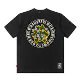 Men T Shirt Spring/Summer Letter Print Loose Short Sleeve T-shirt for Men and Women