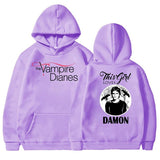 The Vampire Diaries Hoodies Women Fashion Personality