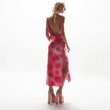 Women's Desses Printed Suspender Skirt Dress Women