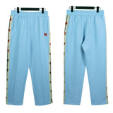Palm Angle Pants Palm Angels Letter Embroidery XINGX Side Stripe Casual Trousers for Men and Women