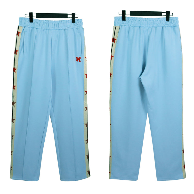 Palm Angle Pants Palm Angels Letter Embroidery XINGX Side Stripe Casual Trousers for Men and Women