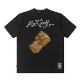 Men's T Shirt Printed Short-Sleeved T-shirt Men's and Women's Loose Style Ins Fashion Brand Loose